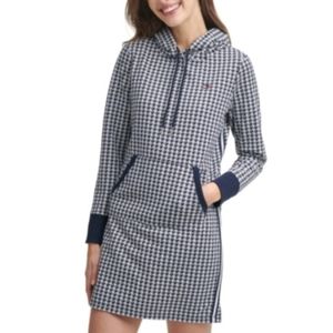 Tommy Hilfiger Houndstooth Hoodie Dress | XL | MSRP $87.50